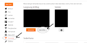 back up Template Blog
