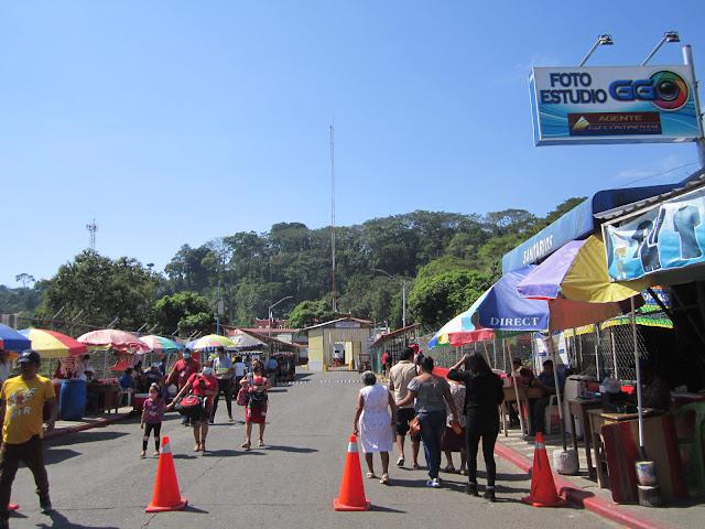 Guatemala Mexico border at Talisman