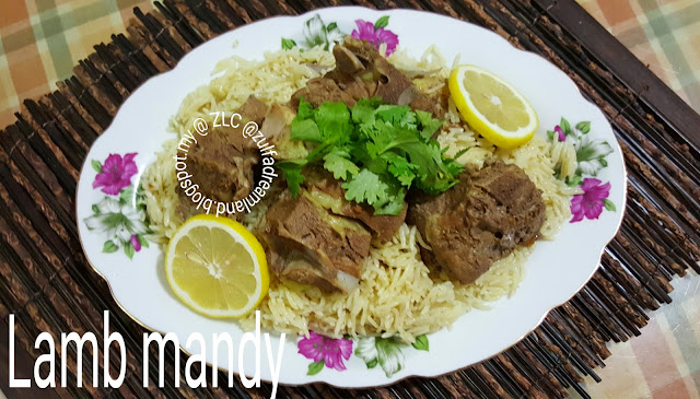 ZULFAZA LOVES COOKING: Iftar 25 : Lamb Mandy (Nasi Arab 