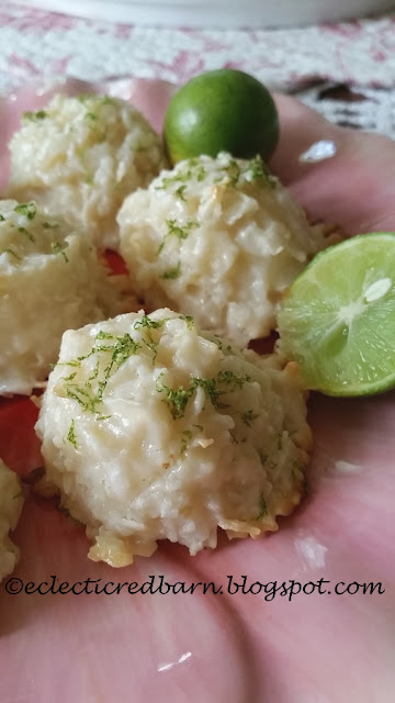 Eclectic Red Barn: Key Lime Macaroons