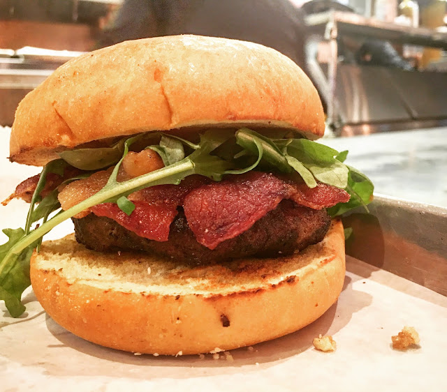 Fat Cow's Praline Bacon Burger