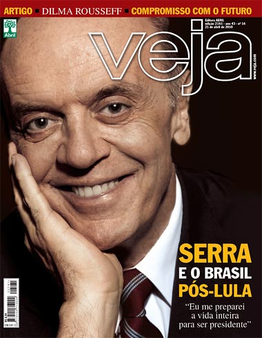 Serra, quando governador, pagou R$ 34 milhões à editora da revista VEJA com dinheiro público