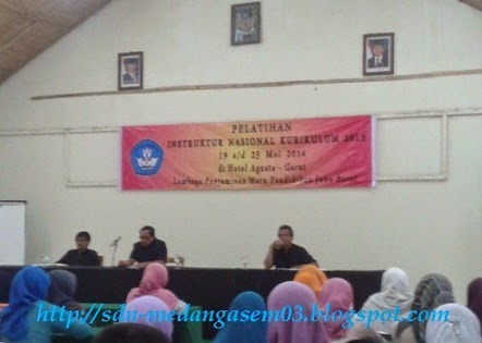 DIKLAT INSTRUKTUR NASIONAL GURU SD KURIKULUM 2013 DI HOTEL AGUSTA GARUT