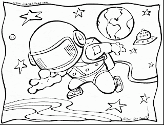 Spaceship Coloring Pages 9