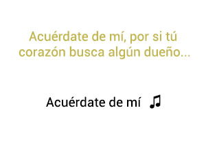 Morat Acuérdate de Mí significado de la canción.