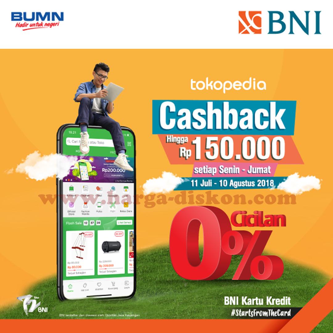 Dapatkan Cashback Hingga Rp150 000 dengan BNI setiap hari 