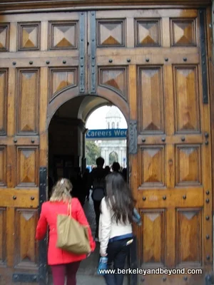 entrance to Trinity College in Dublin, Ireland