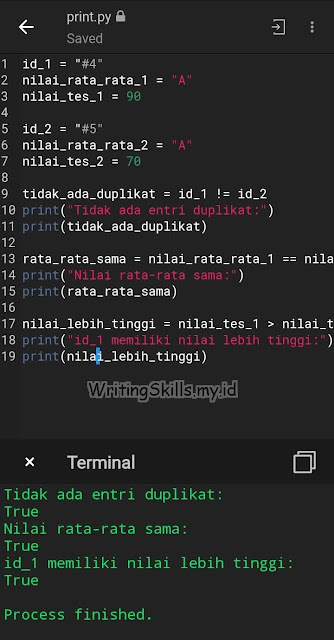 Aplikasi Python Pembanding Data yang Di-Entry