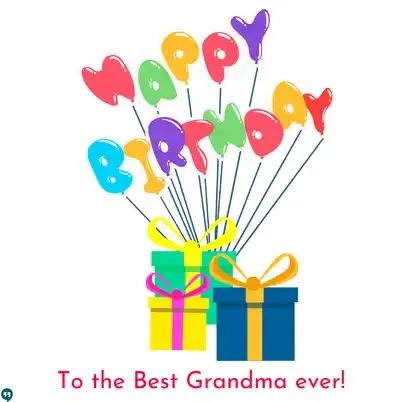 best happy birthday balloons to the best grandma ever images