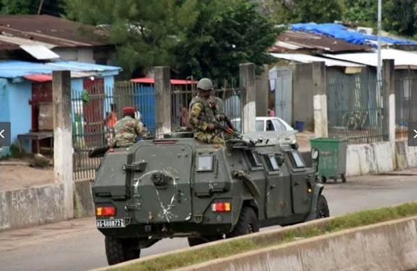 Guinea, Westafrika, Präsident Alpha Condé, Mamady Doumbouya