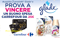 Con Glade vinci 160 Gift Card Carrefour da 25 euro. Come partecipare!