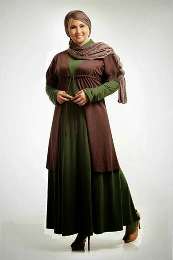 20 Contoh Model Busana Baju  Muslim untuk Orang  Gemuk 
