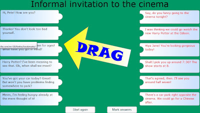 Chiew's ESL EFL CLIL Dialogue Invitation to Cinema Games Activities