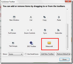 Installing measure it in Firefox