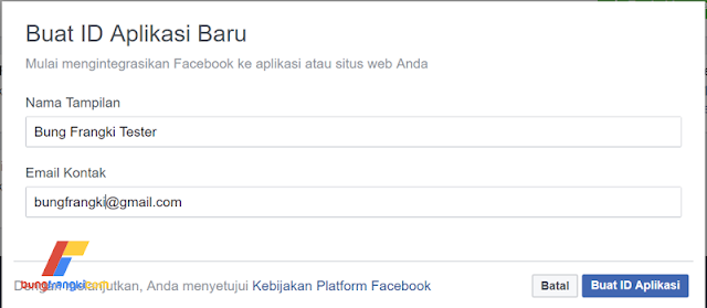 Cara mendapatkan Facebook App ID