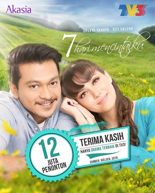 12 Juta Tonton Drama 7 Hari Mencintaiku - Engku Muzahadin