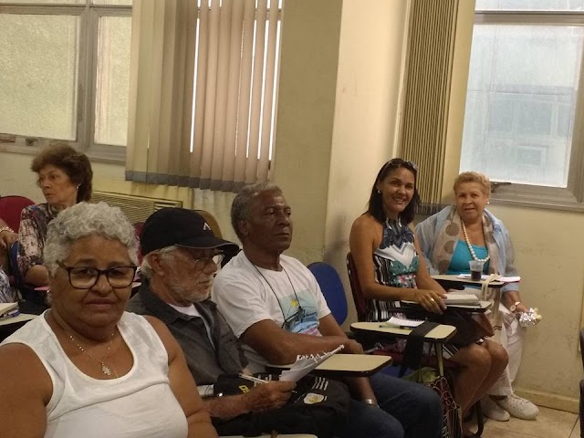 Reunião de lideranças de aposentados do SEPE RJ