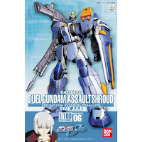 Bandai 1/100 Duel Gundam Assault Shroud English Color Guide & Paint Conversion Chart