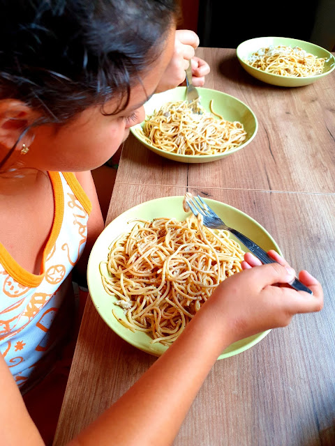 spaghetti z boczniakami w śmietanie, makaron z grzybami,spaghetti,kuchnia włoska, z kuchni do kuchni,to blog kulianrny,obiad,ranzo italiano,