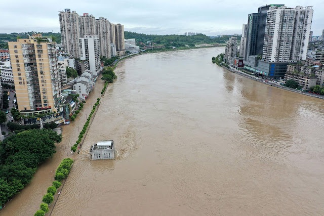 The Tuojiang River in Sichuan Province