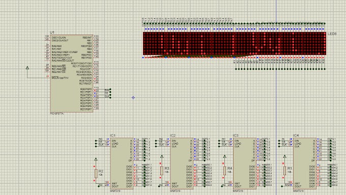 Mạch led ma trận dùng PIC 16F877A