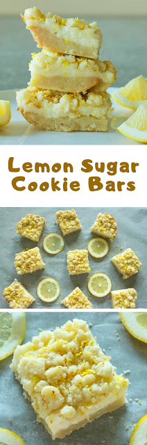 Lemon Sugar Cookie Bars