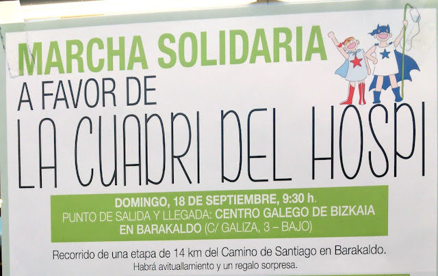 Cartel de la marcha solidaria pro Cuadri del Hospi