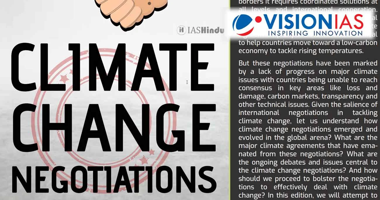 Vision IAS Climate Change Negotiation