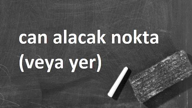 can alacak nokta (yer)