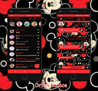 Black Mickey Theme For YOWhatsApp & Fouad WhatsApp By Driih Santos