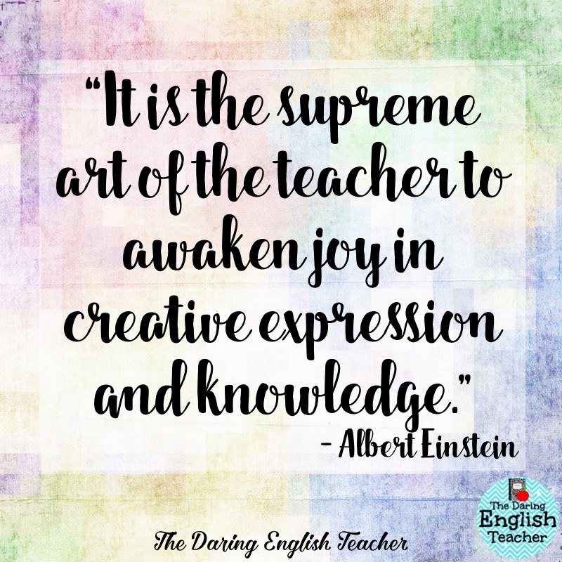 The Daring English Teacher: Inspirational Teacher Quotes 2