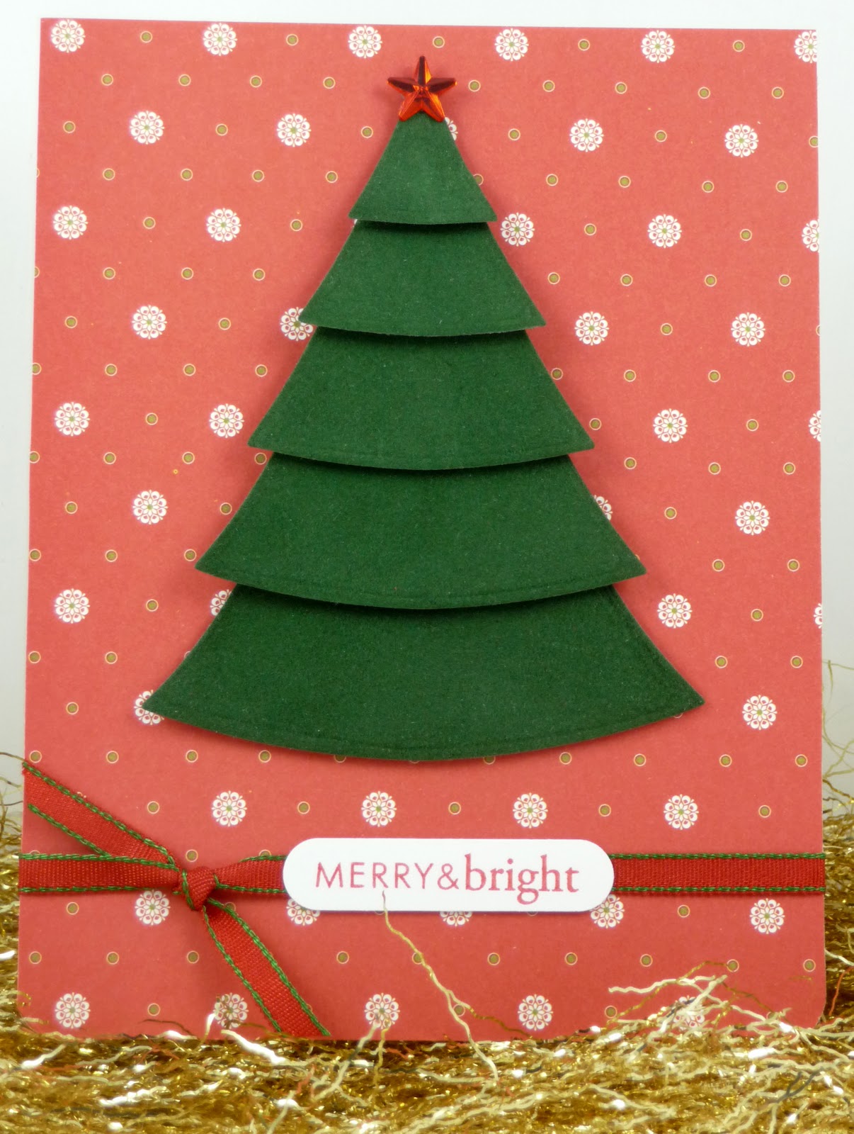 MaricopaStamper: Christmas Tree Card: QuicKutz Style