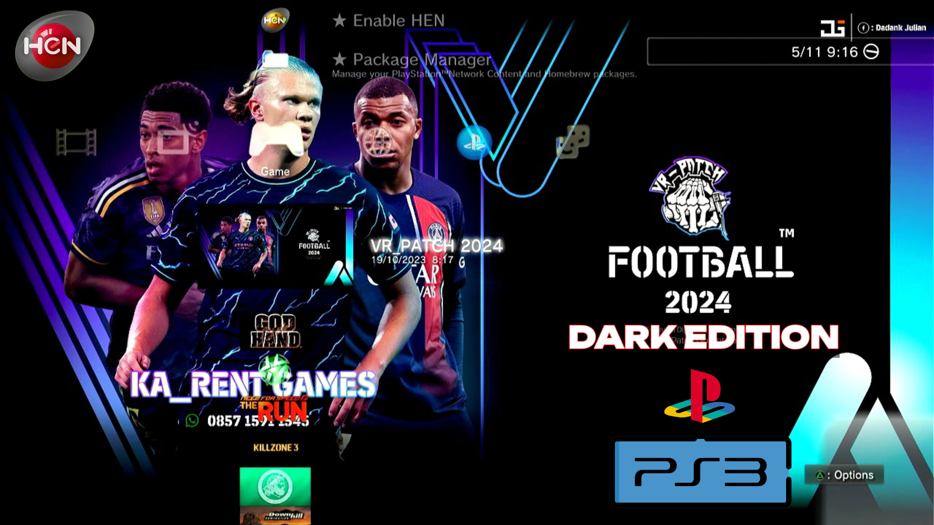 EFOOTBALL 2024 PS3 DARK EDITION - Gaming site