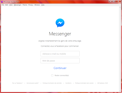 Facebook messenger for desktop