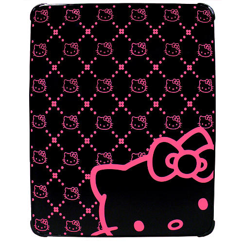 A World Of Cute Stuff Hello Kitty Polycarbonate Ipad Case Black Pink