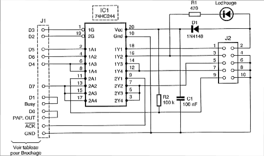 Figure Programmer Circuit Of AVR Atmel Microcontroller