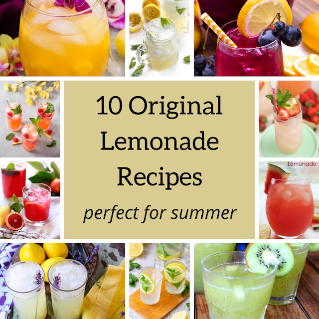 10 original lemonade recipes - perfect for summer