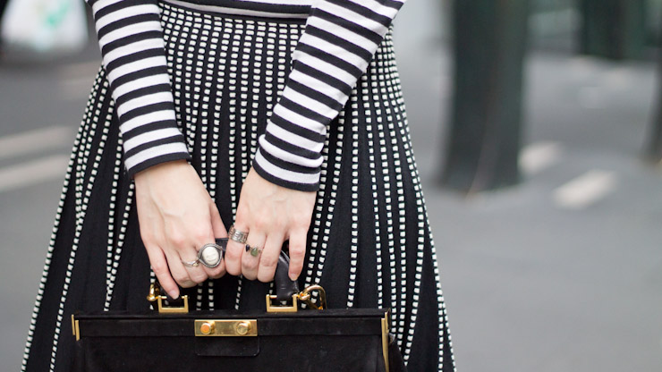 Kay Lii, Writer, Skirt from Alaia, Shoes from Senso.