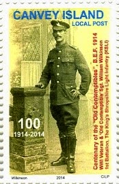 Old Contemptibles 1914 Centenary Stamp