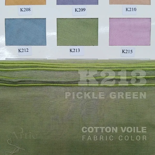 K213 Pickle Green Hijau Pastel Lembut