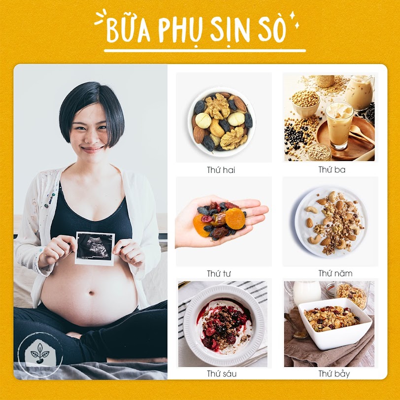 [A36] Bữa phụ đủ chất cho Mẹ Bầu từ combo dinh dưỡng Nhà Đậu