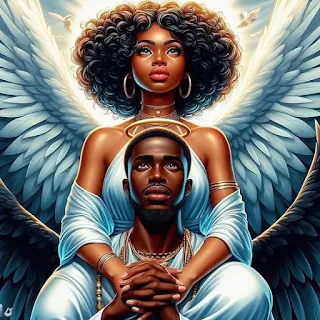 Angel wife standing by and supporting husband (#gospel_poetry_spoken_word_lyrics #gospel_spoken_word_poetry #life_related_reality #poetic_gospel #gospel_poems)