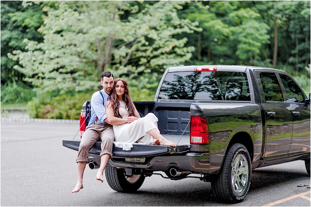 Beautiful rustic NJ engagement session