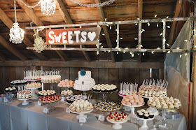 Minnesota Barn Wedding Dessert Table