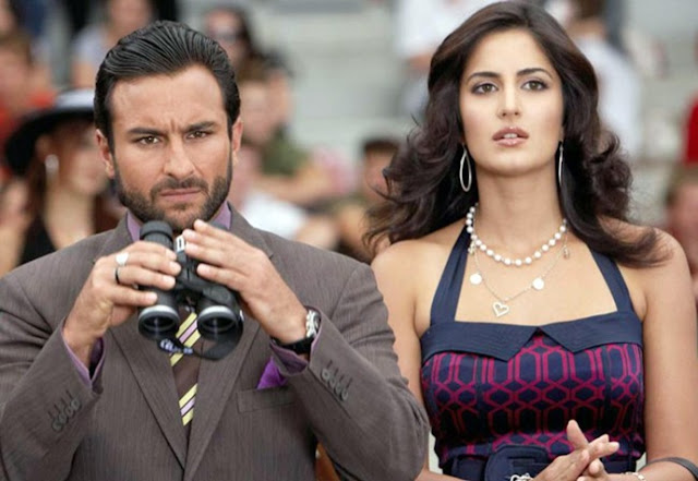 Katrina Kaif & Saif Ali Khan Couple Wallpaper Download