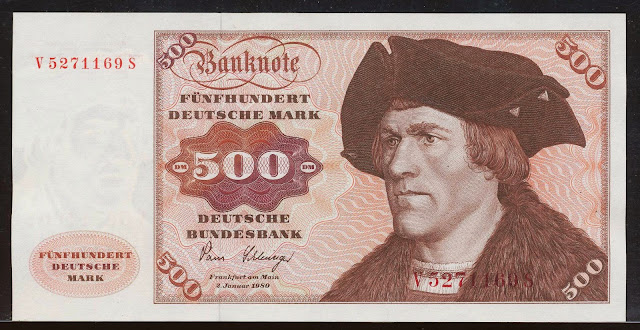500 Deutsche Mark banknote
