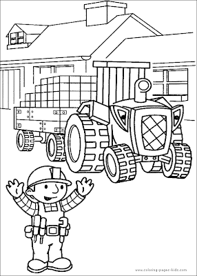 Bob the Builder Coloring Pages 