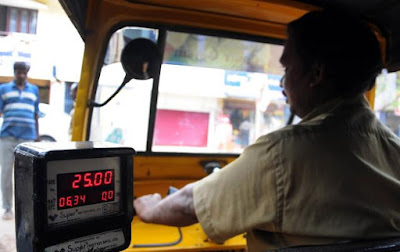 Price of auto rickshaws over cabs