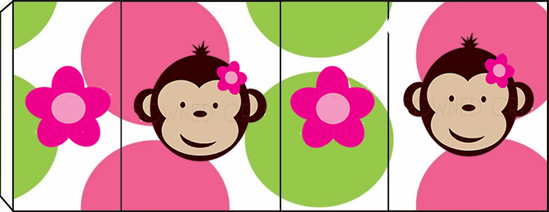 Free printable labels of Monkeys.