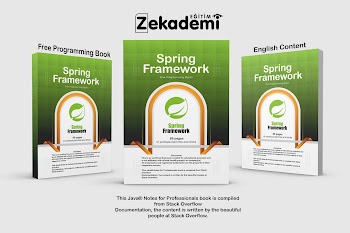 Ücretsiz Spring Framework Programlama Kitabı | Free Spring Framework Programming Book